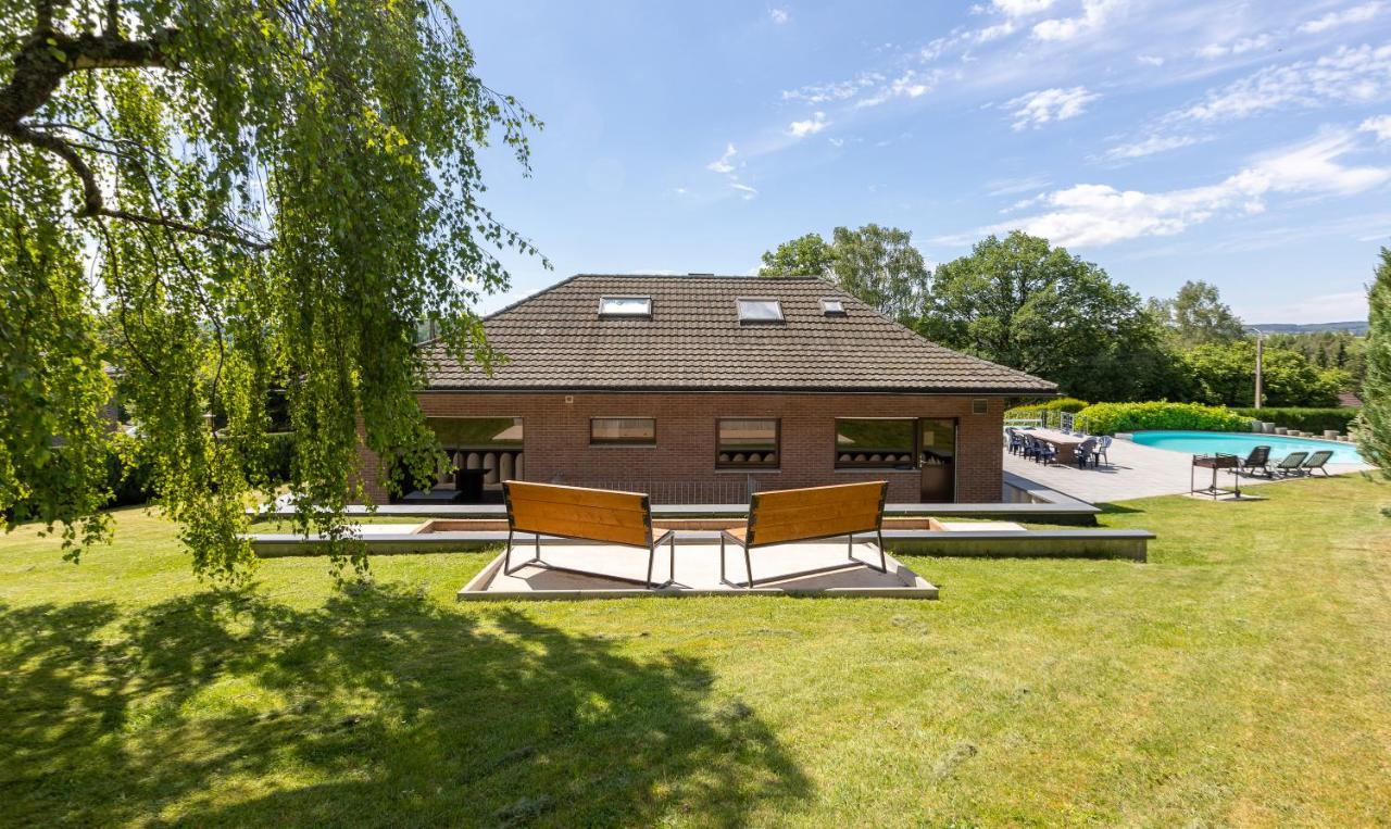 Luxueuse Et Spacieuse Villa Avec Sauna Et Piscine Malmedy Exteriör bild