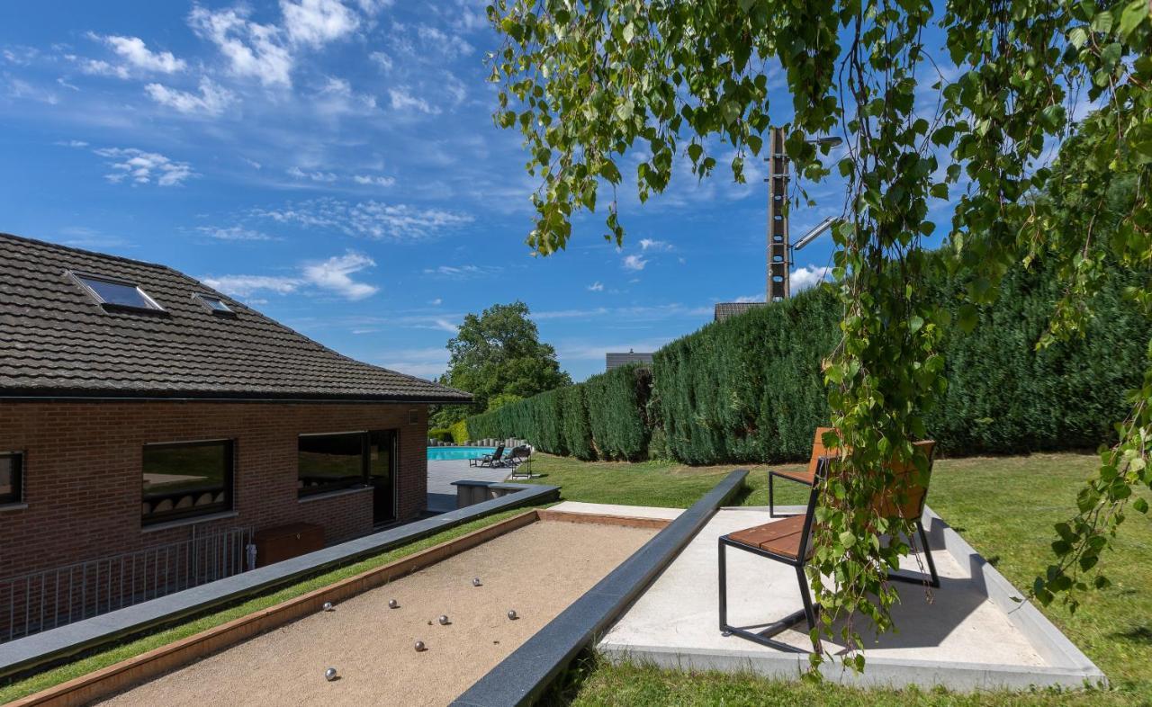 Luxueuse Et Spacieuse Villa Avec Sauna Et Piscine Malmedy Exteriör bild