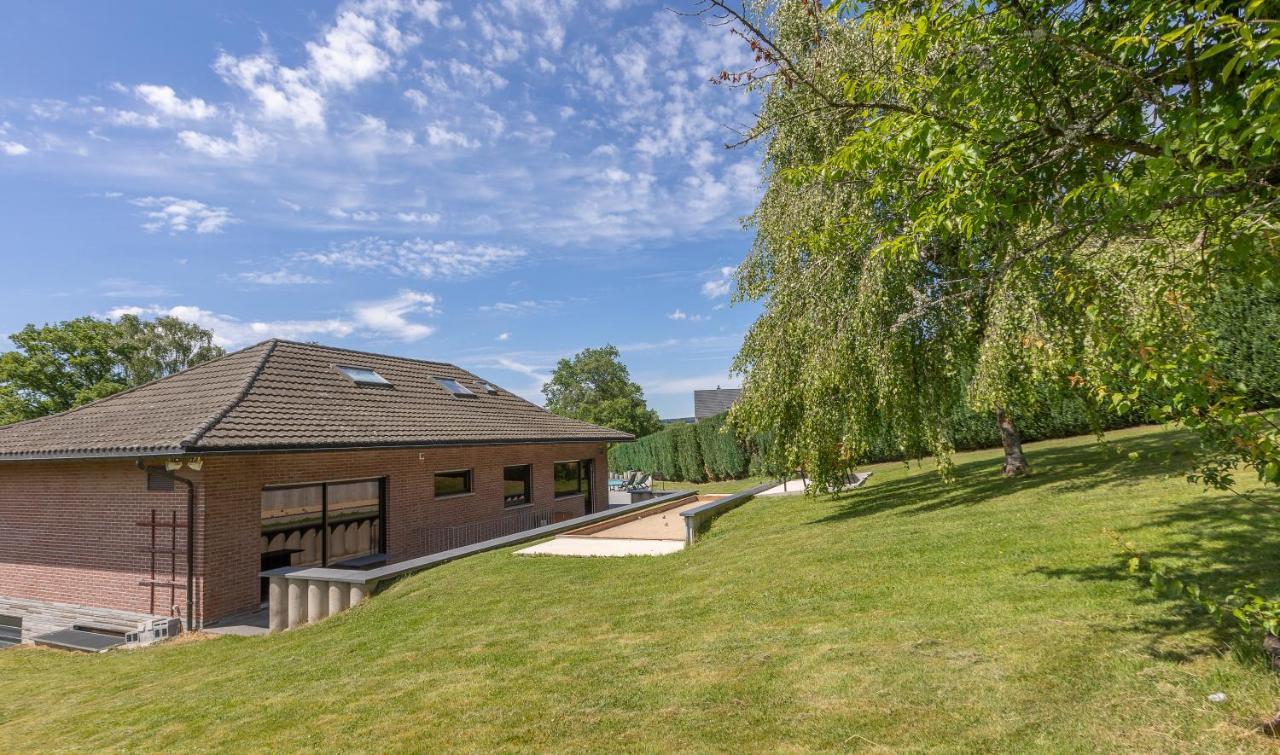 Luxueuse Et Spacieuse Villa Avec Sauna Et Piscine Malmedy Exteriör bild